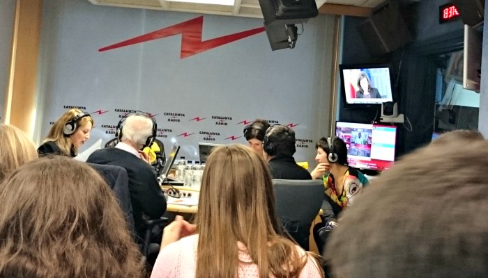 Visita a TV3 i Catalunya Ràdio dels alumnes de Granés Batxillerat