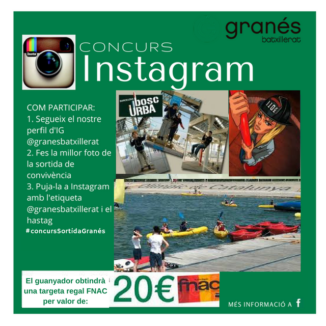 Concurs Instagram sortida de convivència 2017