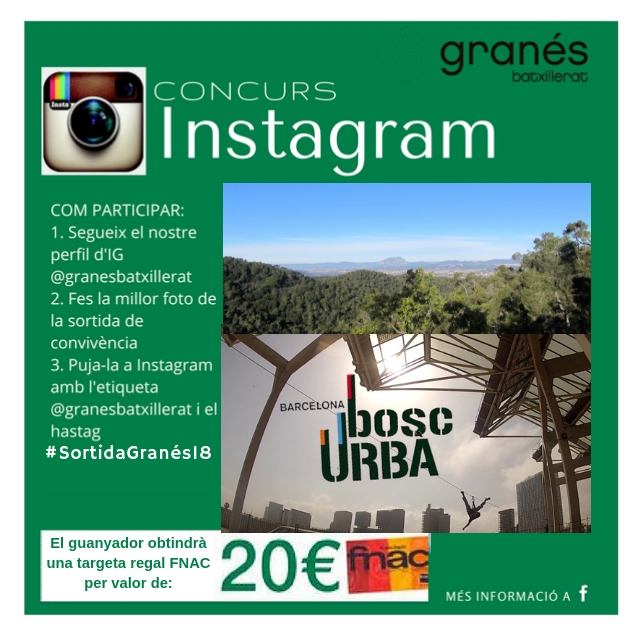 Participa al Concurs Instagram sortida convivència