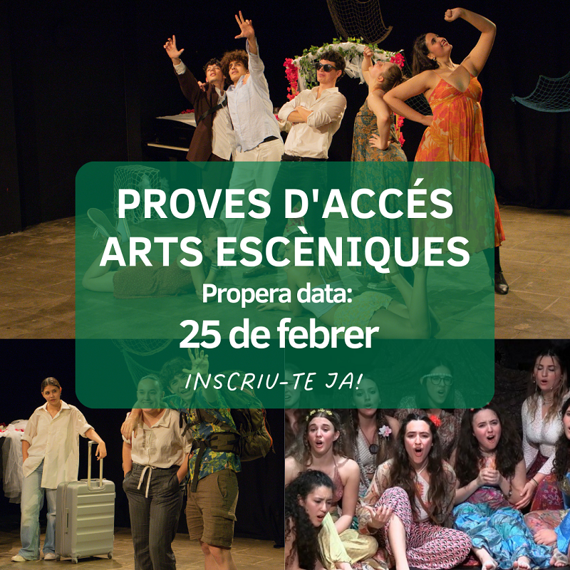 Proves d'accés d'Arts Escèniques
